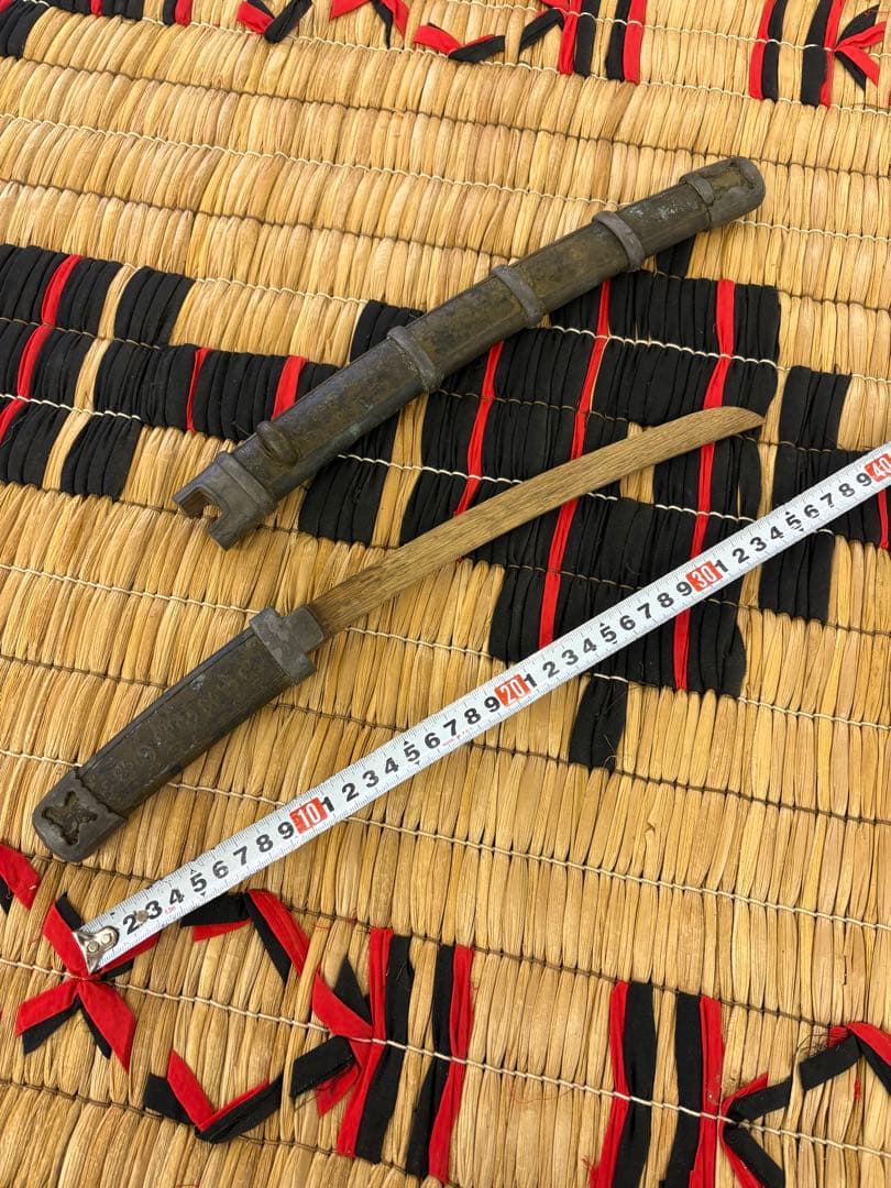 アイヌ　覆輪腰刀拵　タクネピコロ　エムシポ　拵　腰刀　刀装具　短刀拵