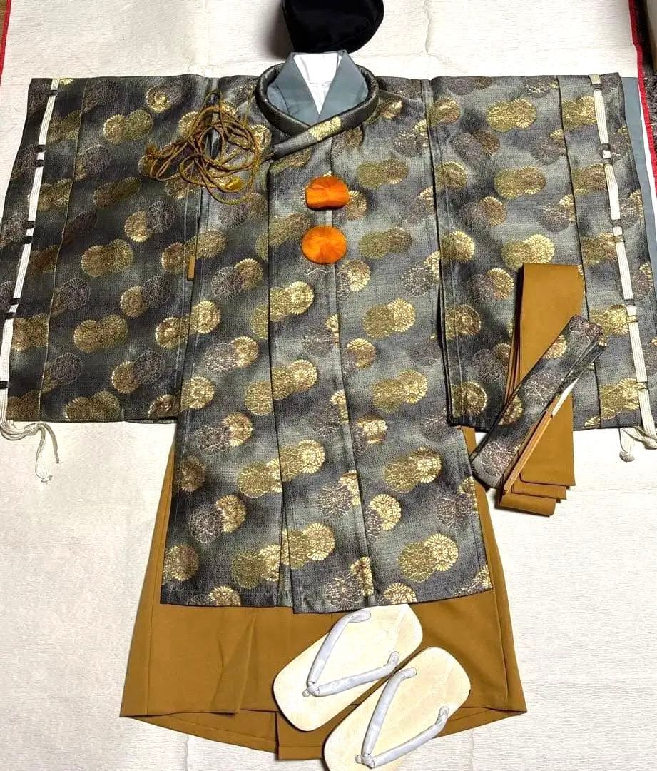 七五三　男の子　5歳　着物　着物セット　平安時代衣装　水干　美品