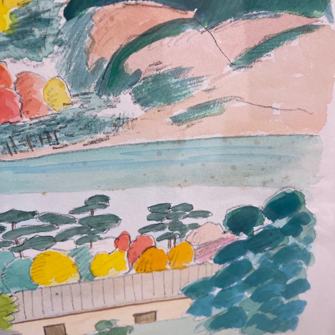 額縁 額 大型 水彩画 油彩 ガラス 木製F10サイズ？