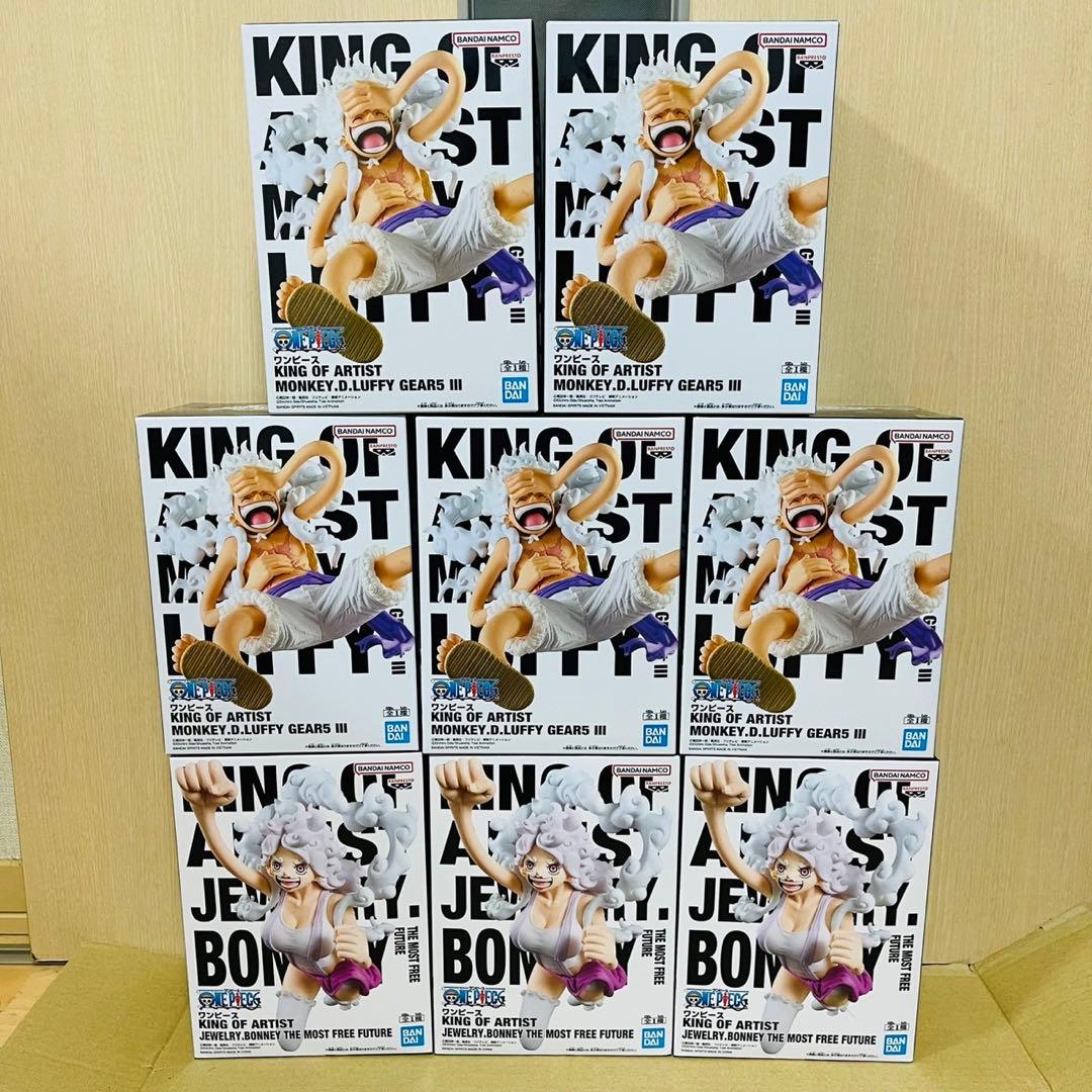 ワンピース KING OF ARTIST ルフィ ボニー8体セット - メルカリ