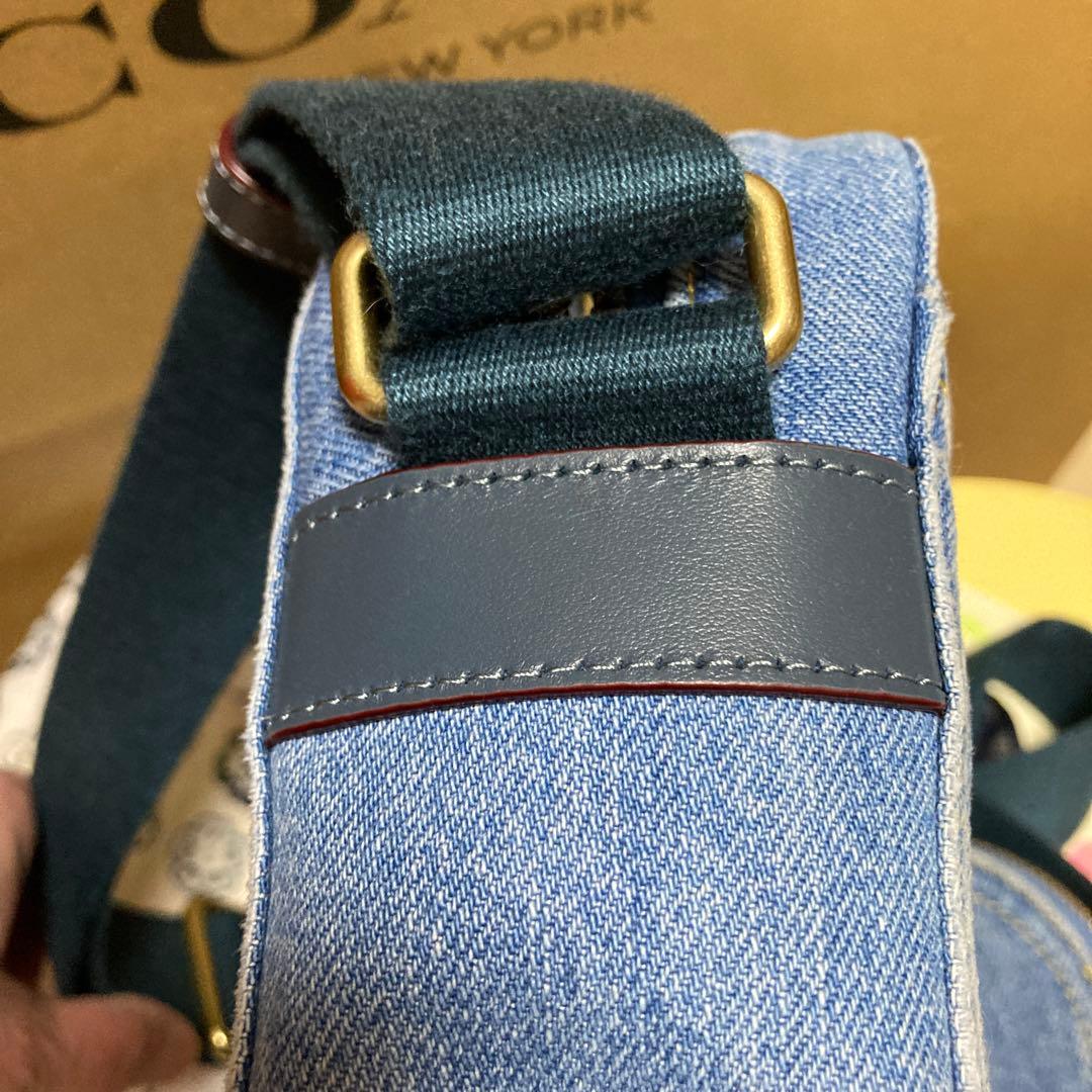 本日のみ出品☆美品☆COACH デニム ショルダーバッグ☆カメラ☆クロスボディ☆
