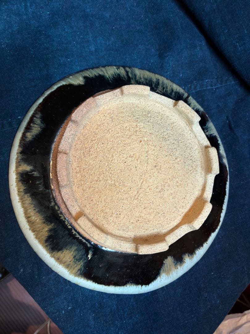 岩谷窯　山本教行　皿2枚　直径24センチ×高さ4.8センチ