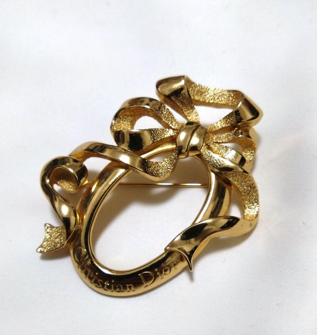 超希少　ChristianDior　リボン　ブローチ 超希少 超希少 Christian Dior リボン ブローチ ChristianDior リボン