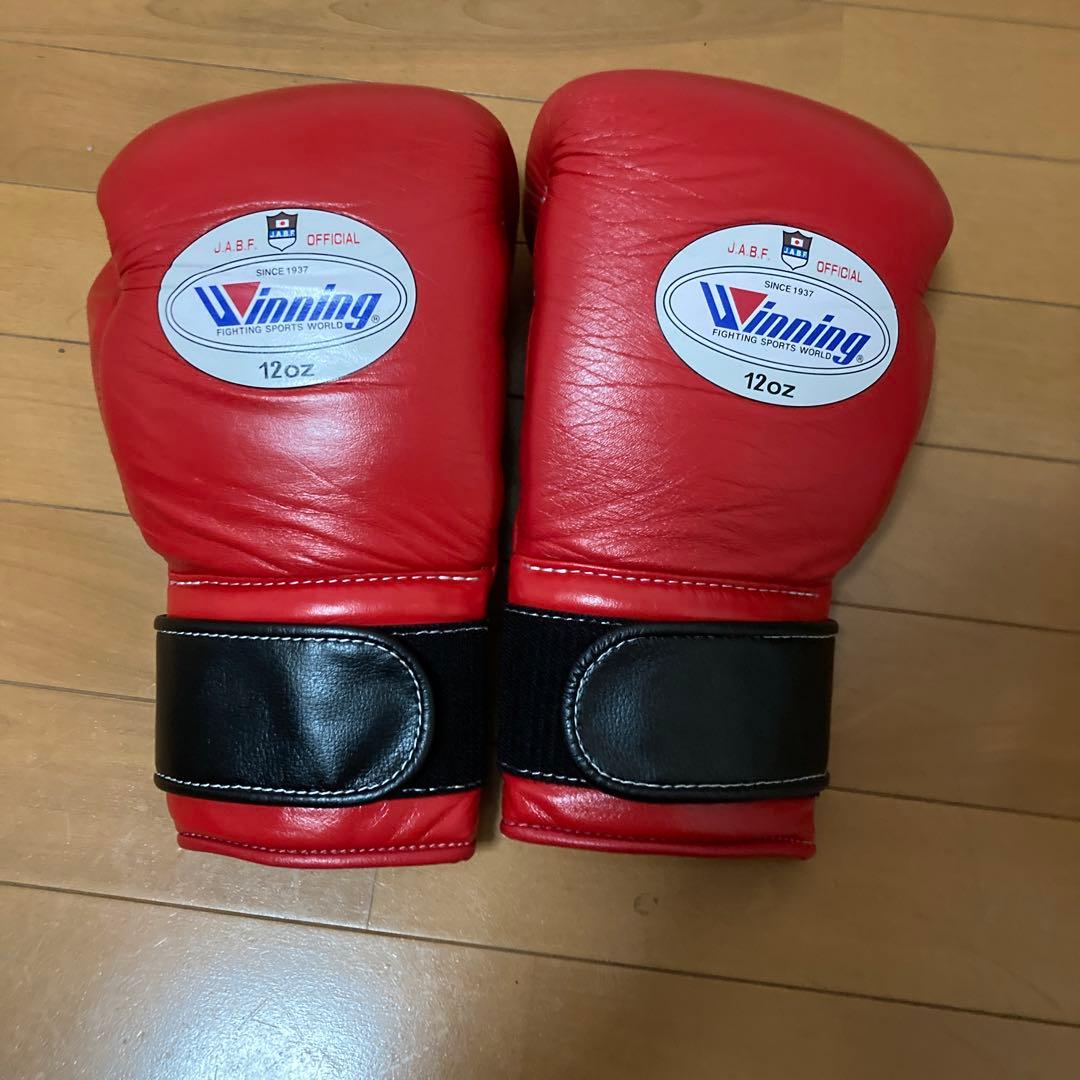 Winning ウイニング ボクシンググローブ12オンス赤 Winning ボクシンググローブ 12 oz 赤
