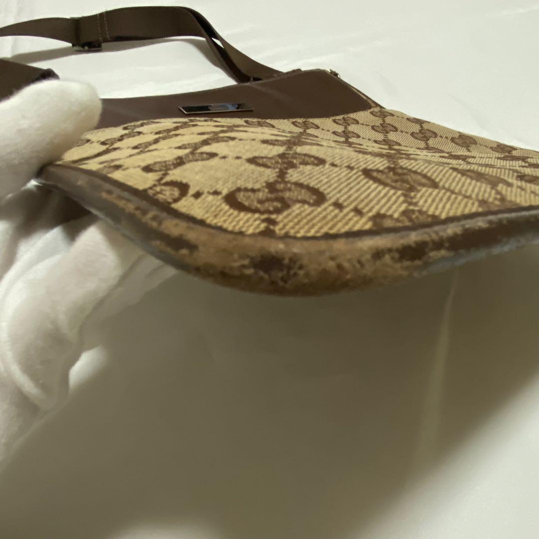 GUCCI グッチ ショルダーバッグ GG柄 ブラウン