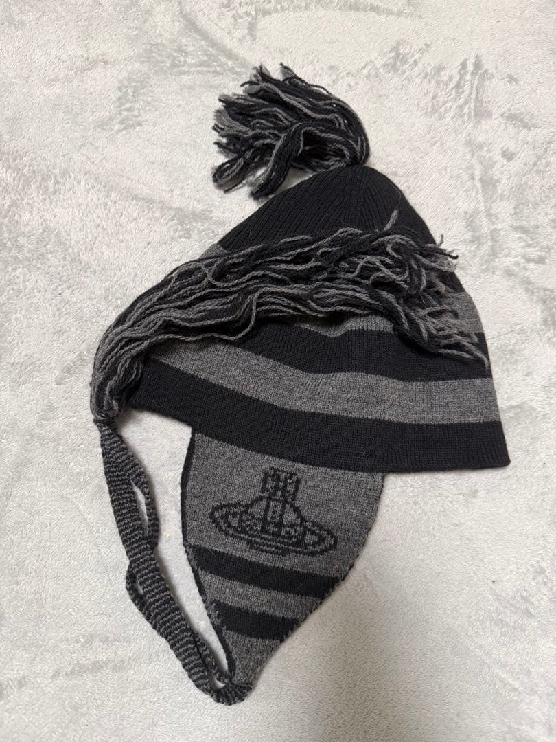 Vivienne Westwood ORBフラップワッチニット帽 - メルカリ