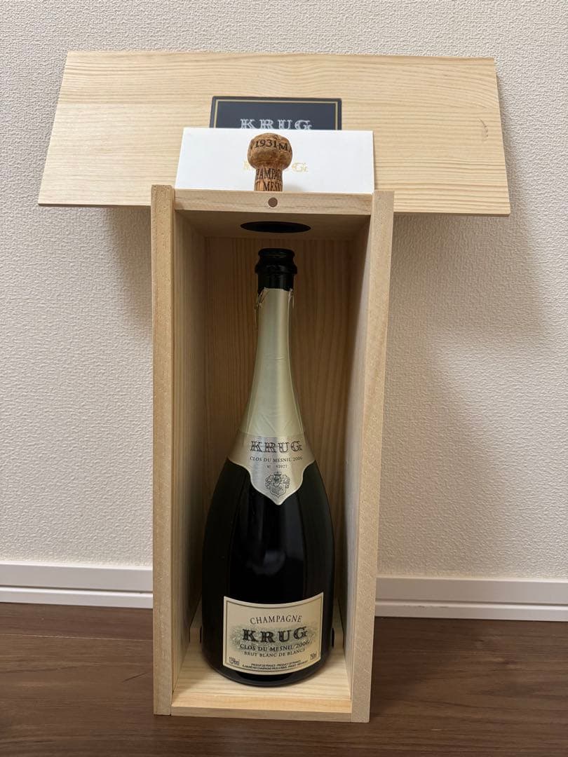 Krug Clos du Mesni 空瓶 コルク 木箱付き - メルカリ