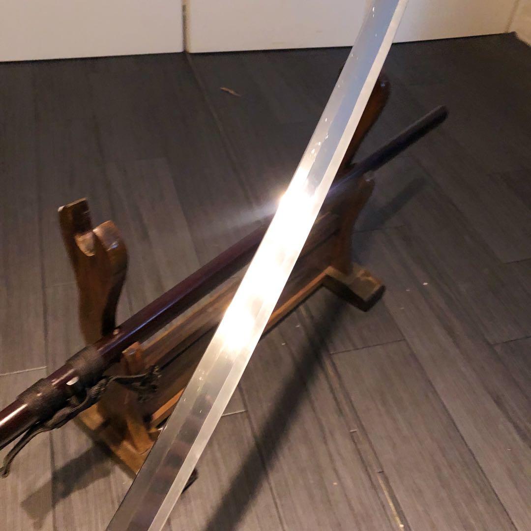 高級模造刀　高級居合刀　研波刃　合金　本格