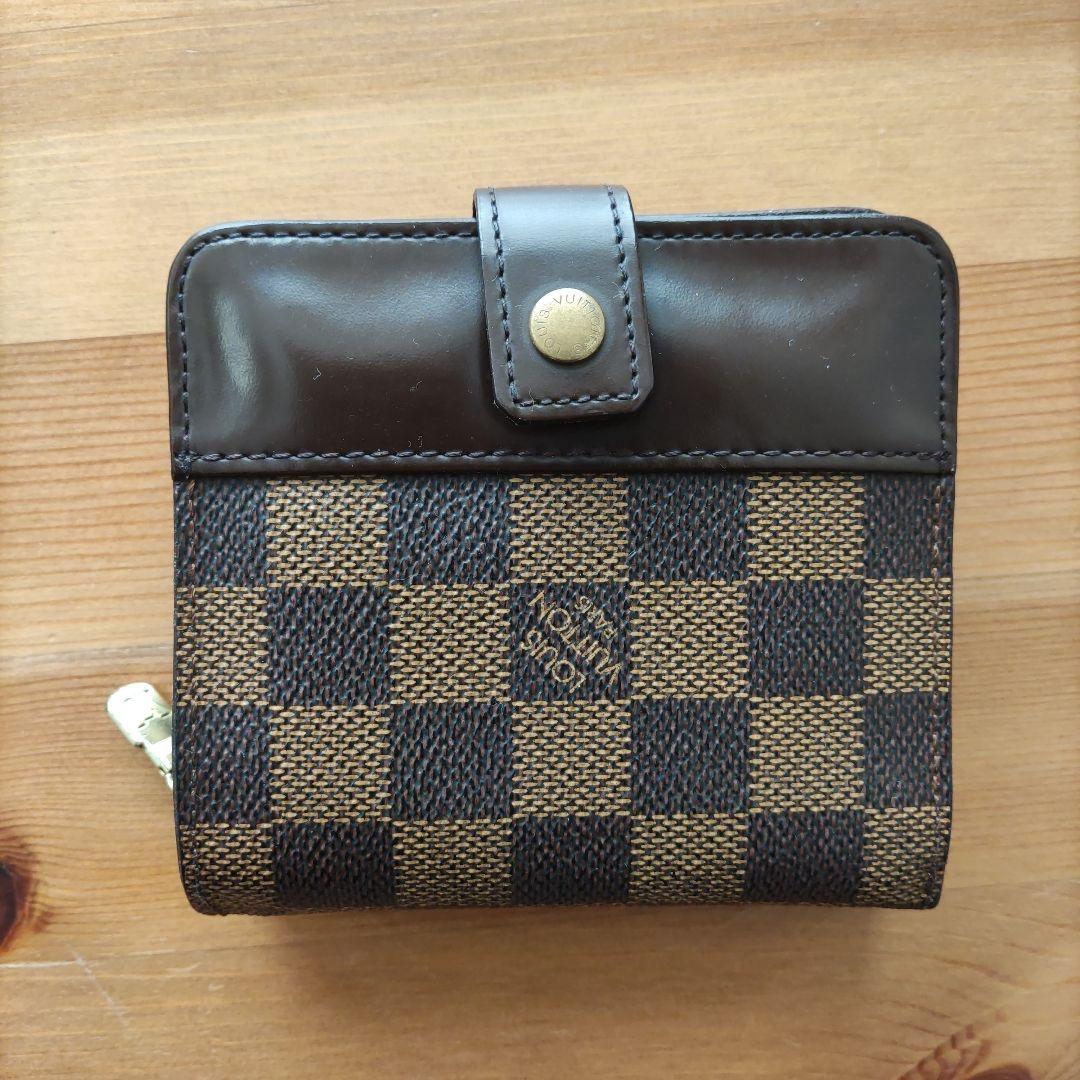 美品】ルイヴィトン コンパクトジップ ダミエ 2つ折り財布 - メルカリ