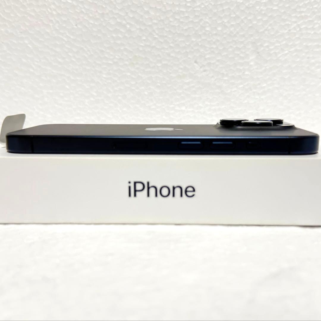 美品】iPhone15pro ブルーチタニウム 128GB バッテリー91%