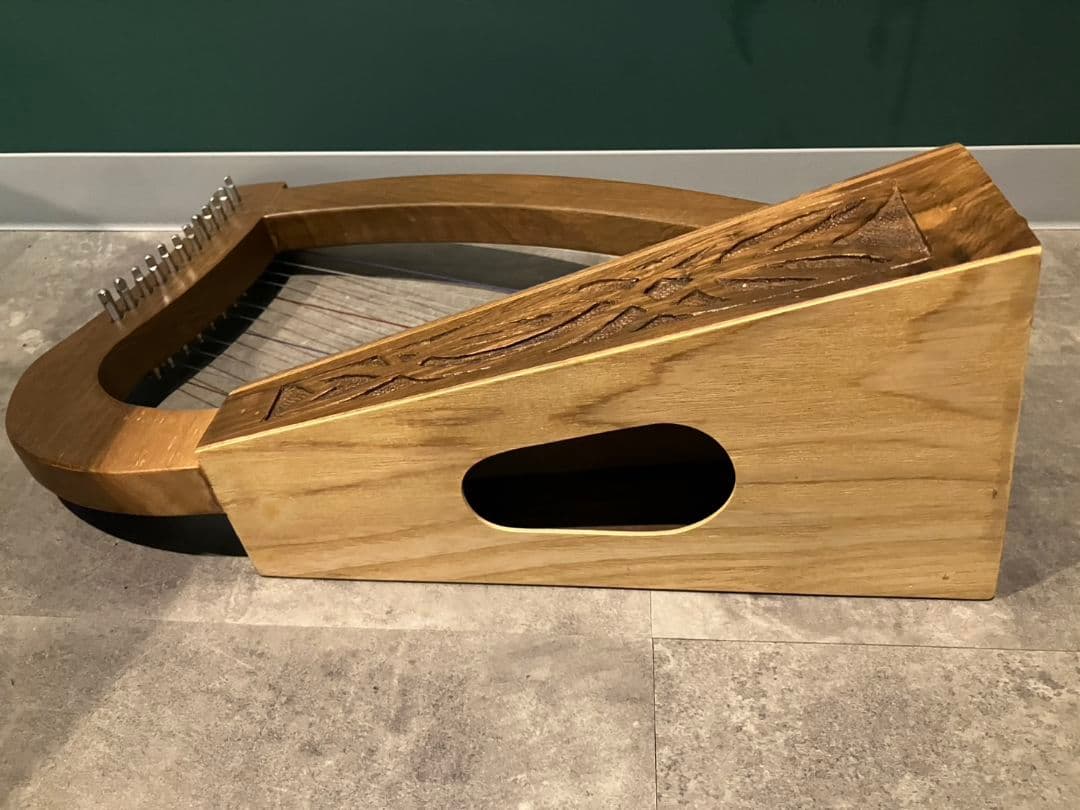 【ベビーハープ　12弦】アンティーク