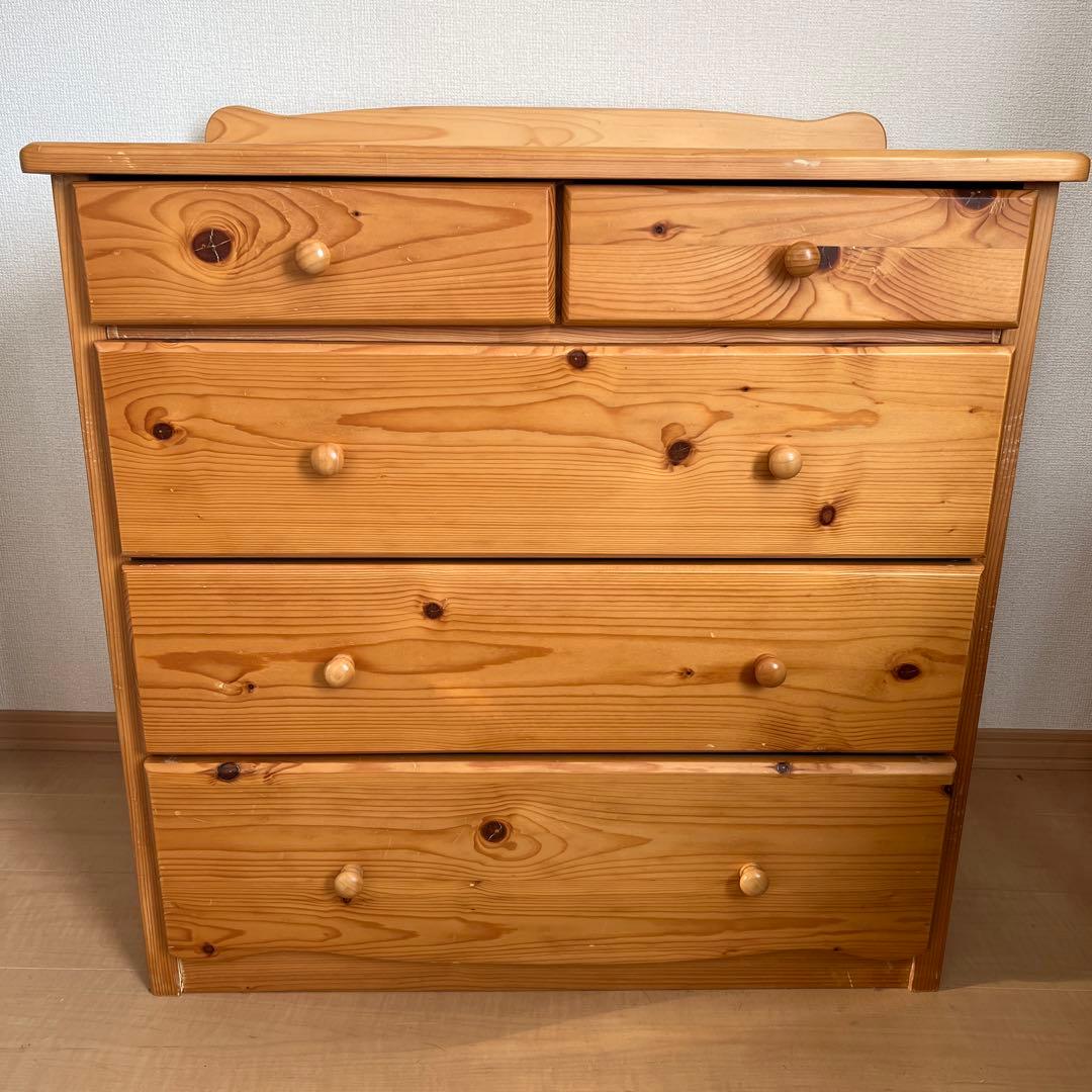 幅84]大容量収納チェスト 全面化粧仕上げタンス | 【公式】LOWYA