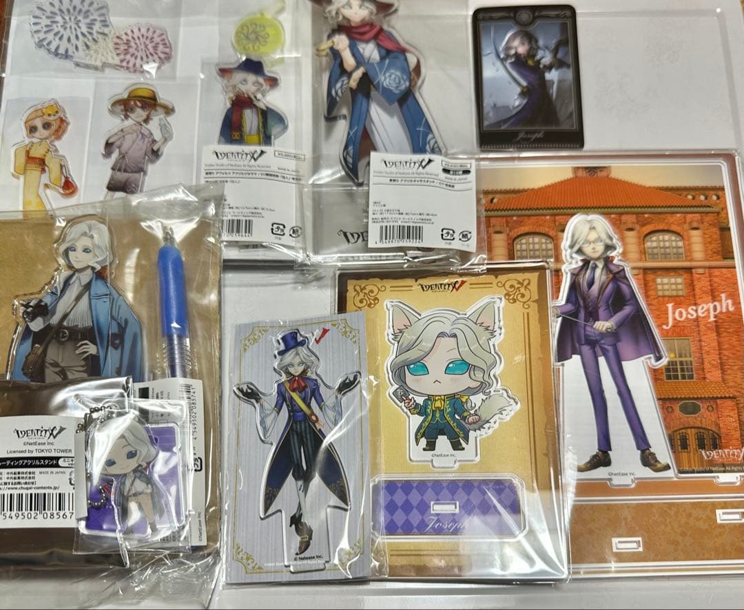 第五人格 IdentityV写真家 ジョゼフ コラボ アクリルスタンドセット