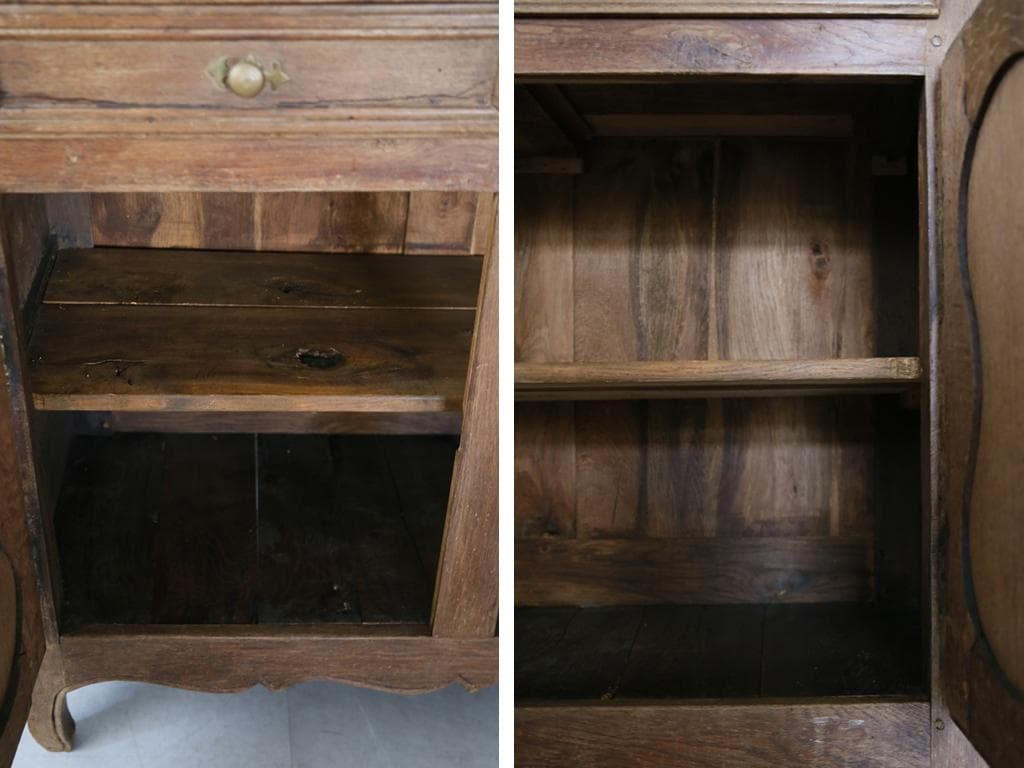 フランスアンティーク猫脚サイドボード/ショップカウンター/チェスト