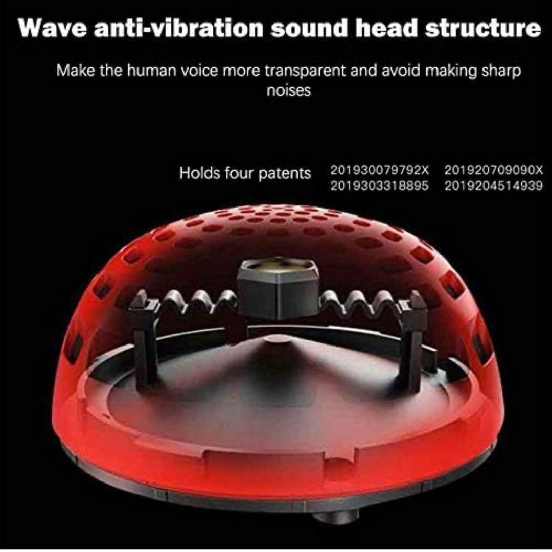 WYDKYD プロフェッショナルマイク 赤　白　ティックトックツイッチ