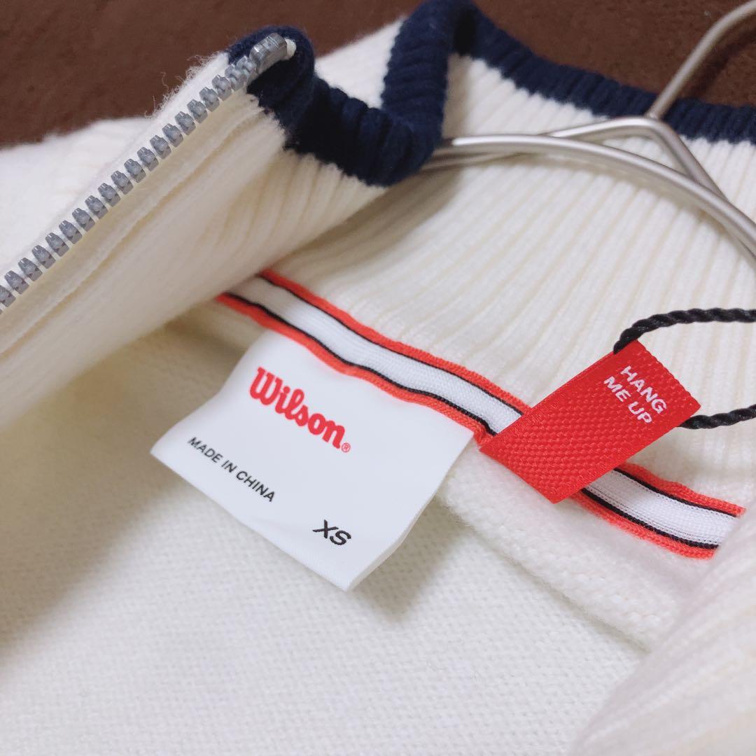 タグ付き新品　ウィルソン⭕️ジップフロント クラブ セーター　XS 25300円