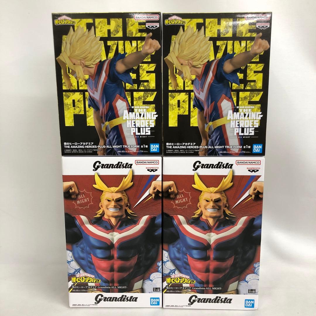 僕のヒーローアカデミア グランディスタ オールマイト フィギュア 4個