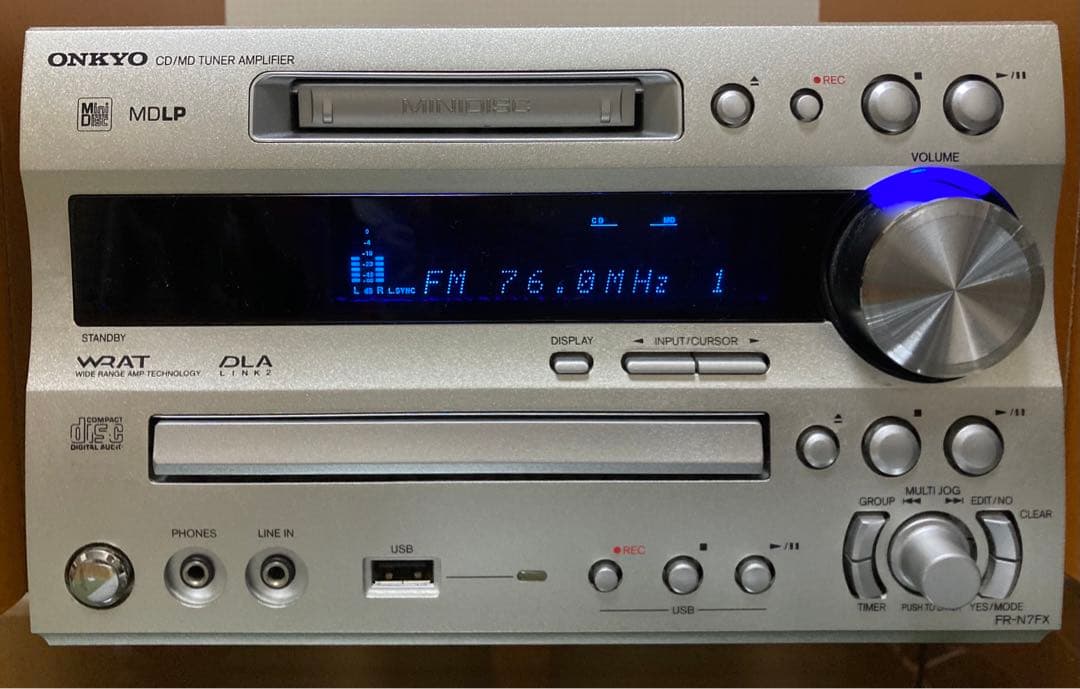 ONKYO FR-N7NX CD/MDコンポ・N7TXスピーカー ONKYO FR-N7NX CD/MD
