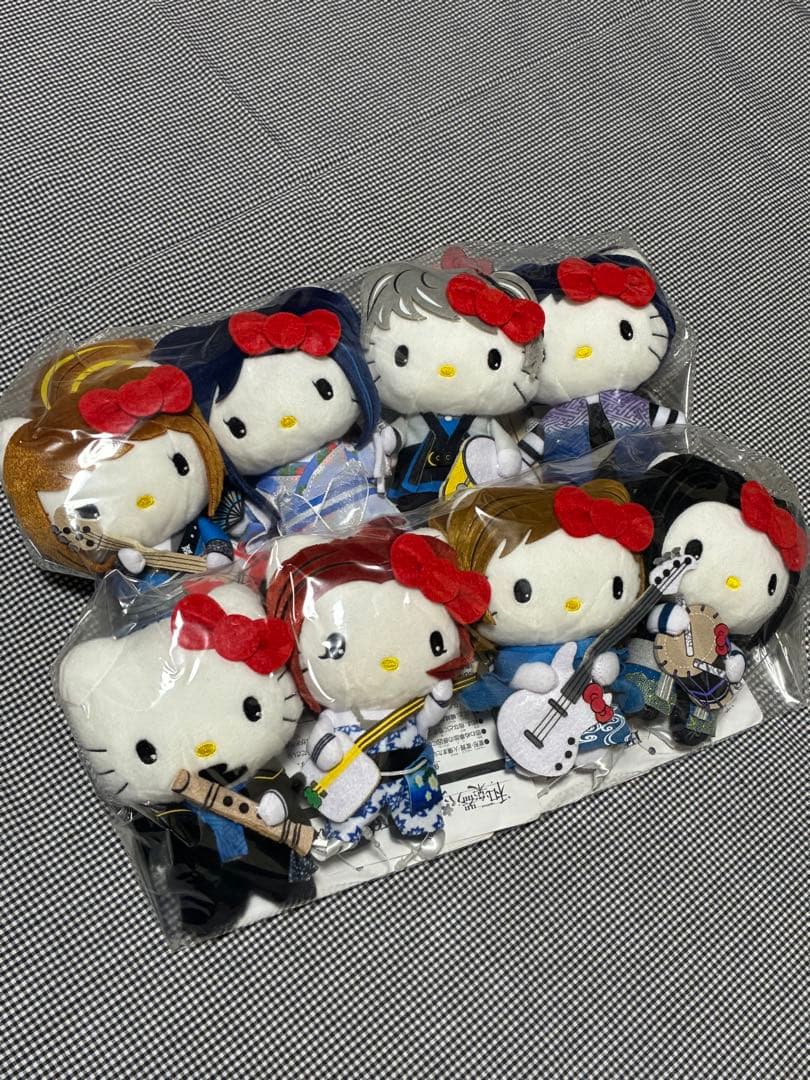 新品・未開封】和楽器バンド ハローキティ コラボ ぬいぐるみ8個セット