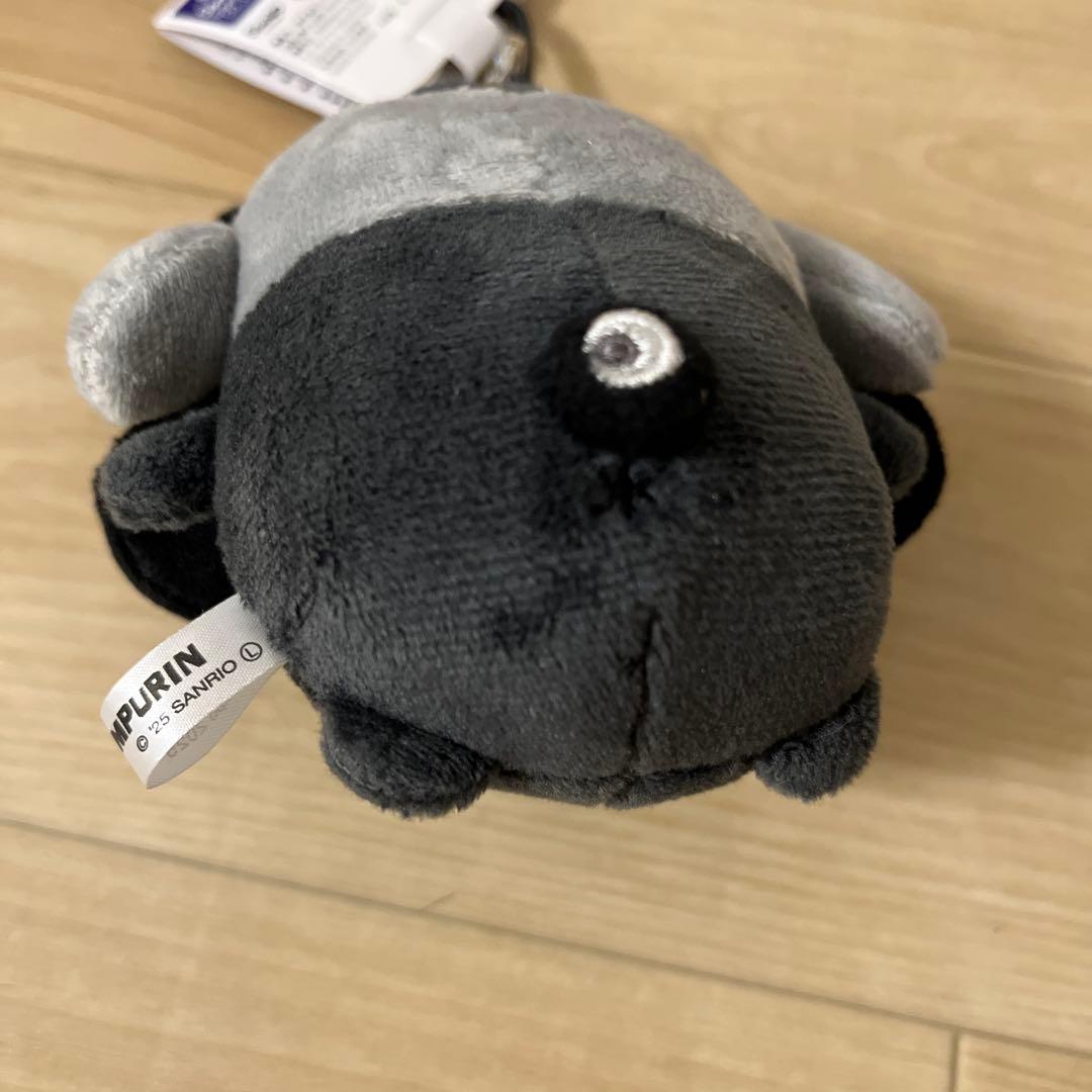 【カラビナ付】ミャクミャクなりきりぬいぐるみ 黒ミャク ポムポムプリン サンリオ