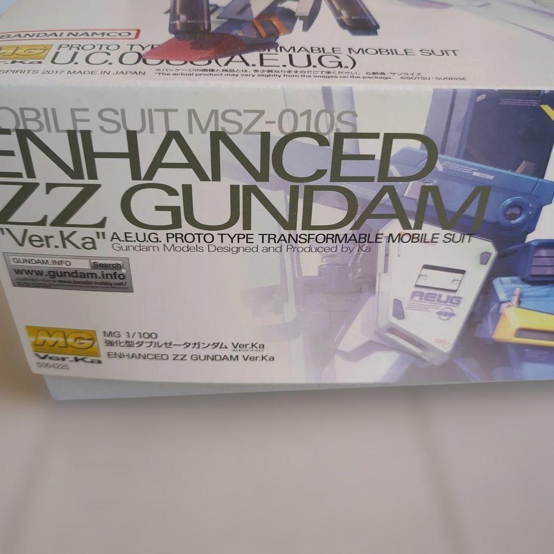 MG 強化型ZZガンダムVer.Ka 1/100　未組立品　完品