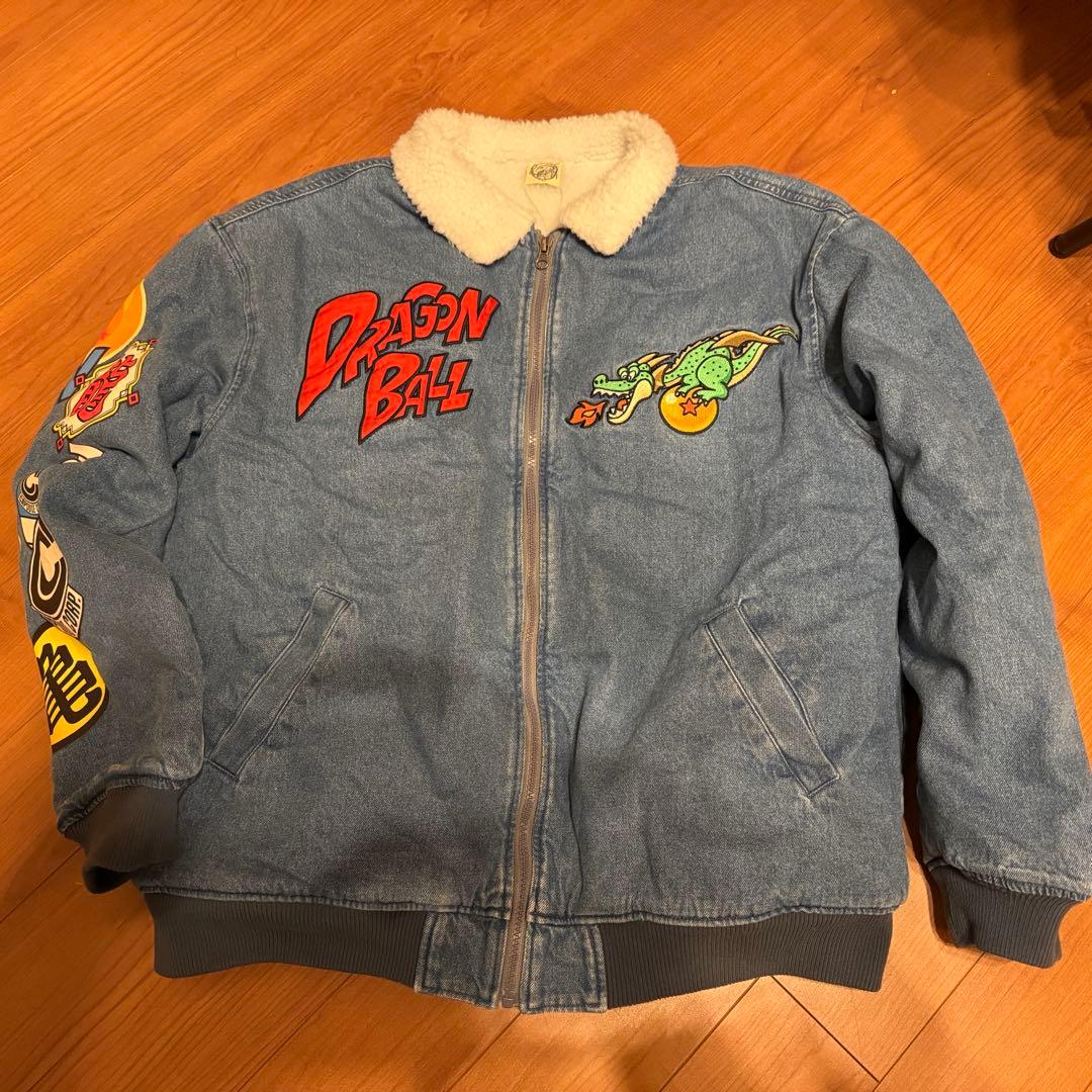BREEZE ドラゴンボールコラボ デニムボアジャケット Lサイズ 大人
