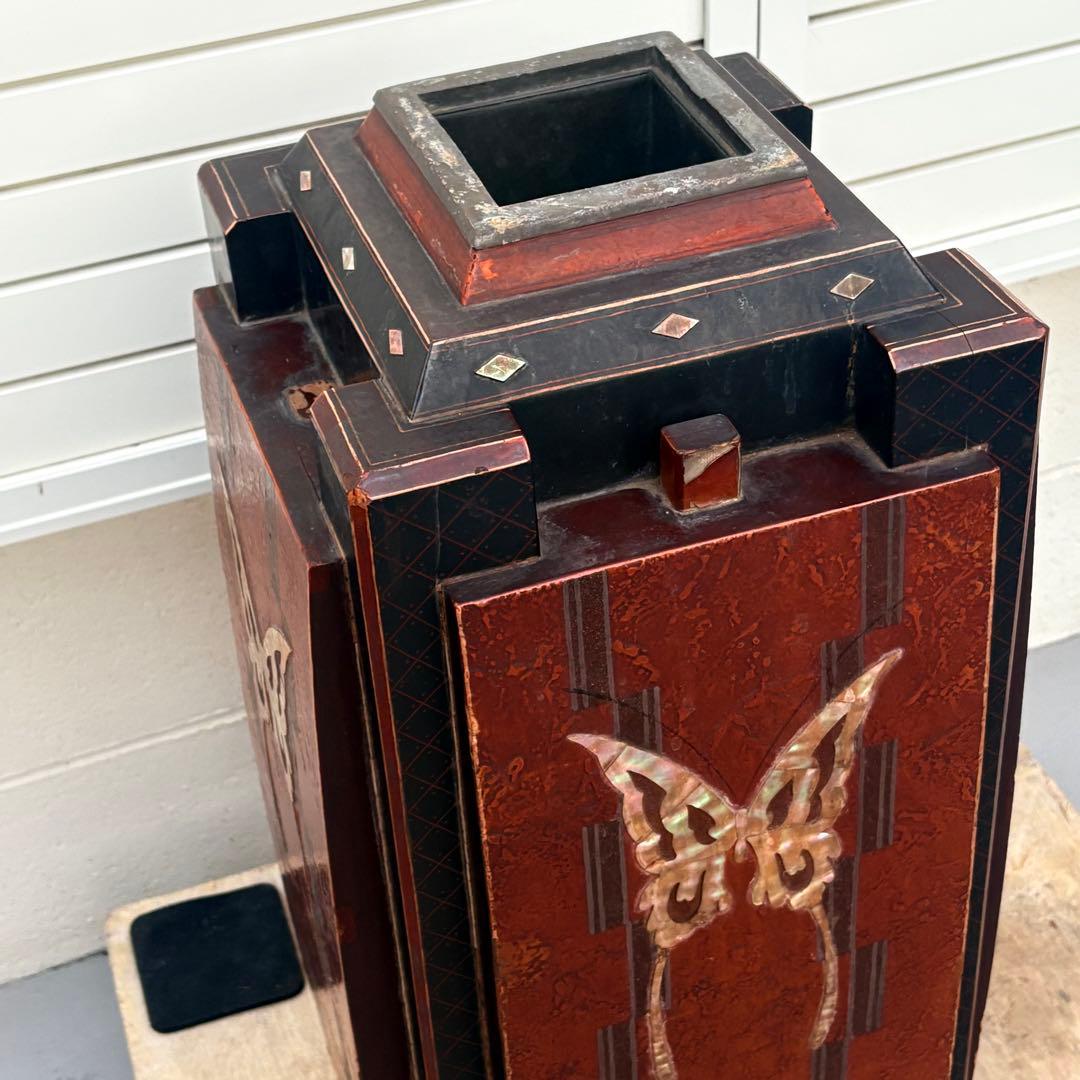 里帰り■江戸時代 蒔絵螺鈿花入