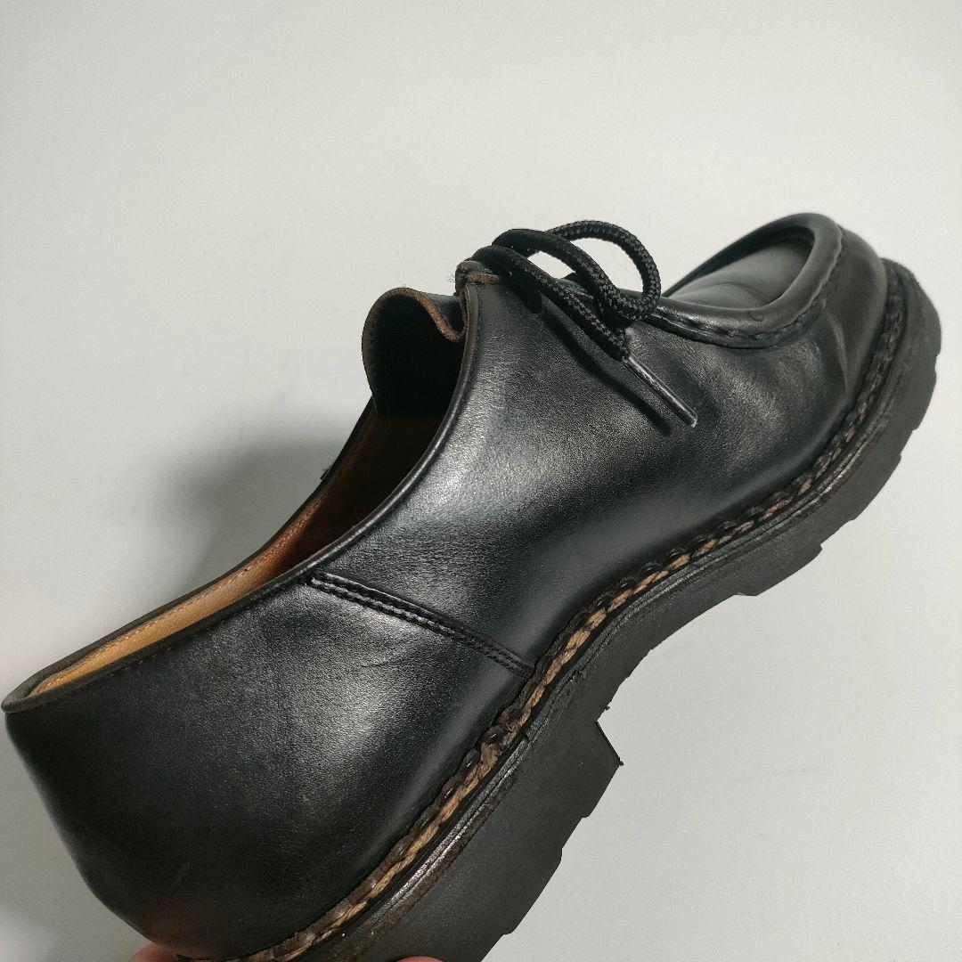 パラブーツ ミカエル 40 ブラック リスレザー チロリアンシューズ