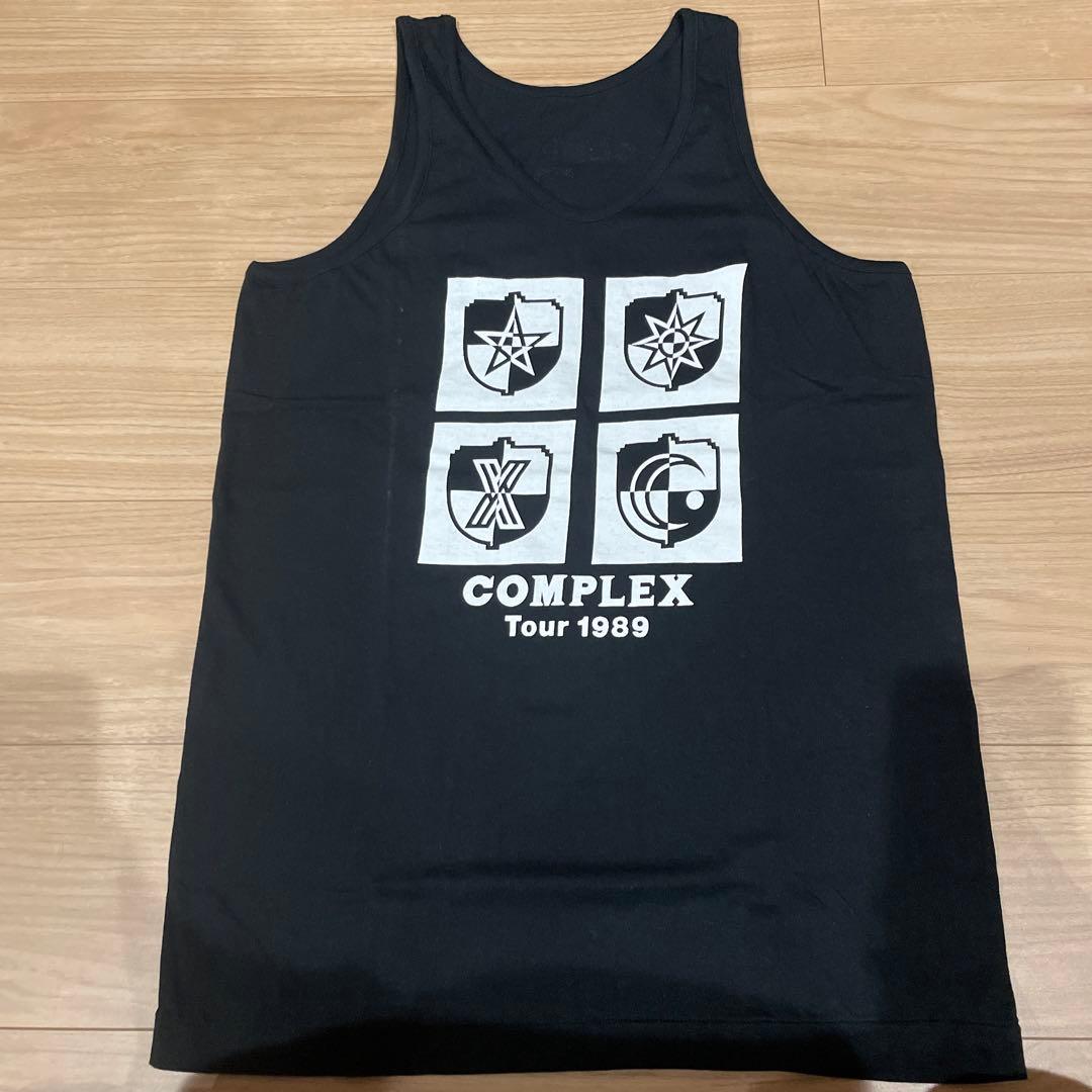 COMPLEX 1989 ツアーグッズ タンクトップ ブラックレア ビンテージ