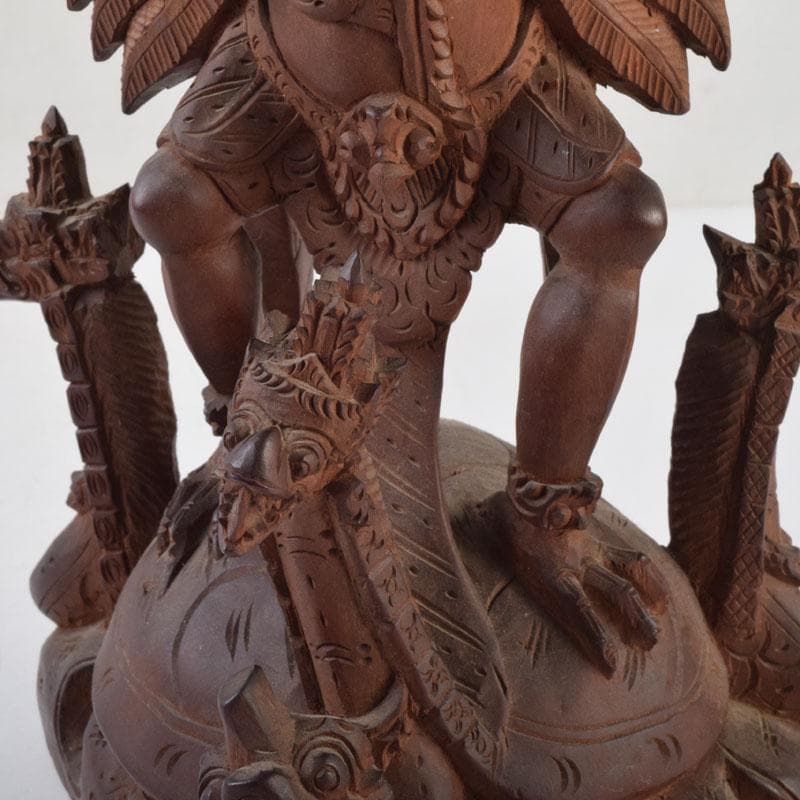 バリ島 インドネシア 木彫 ガルーダ像 置物 C 9116A