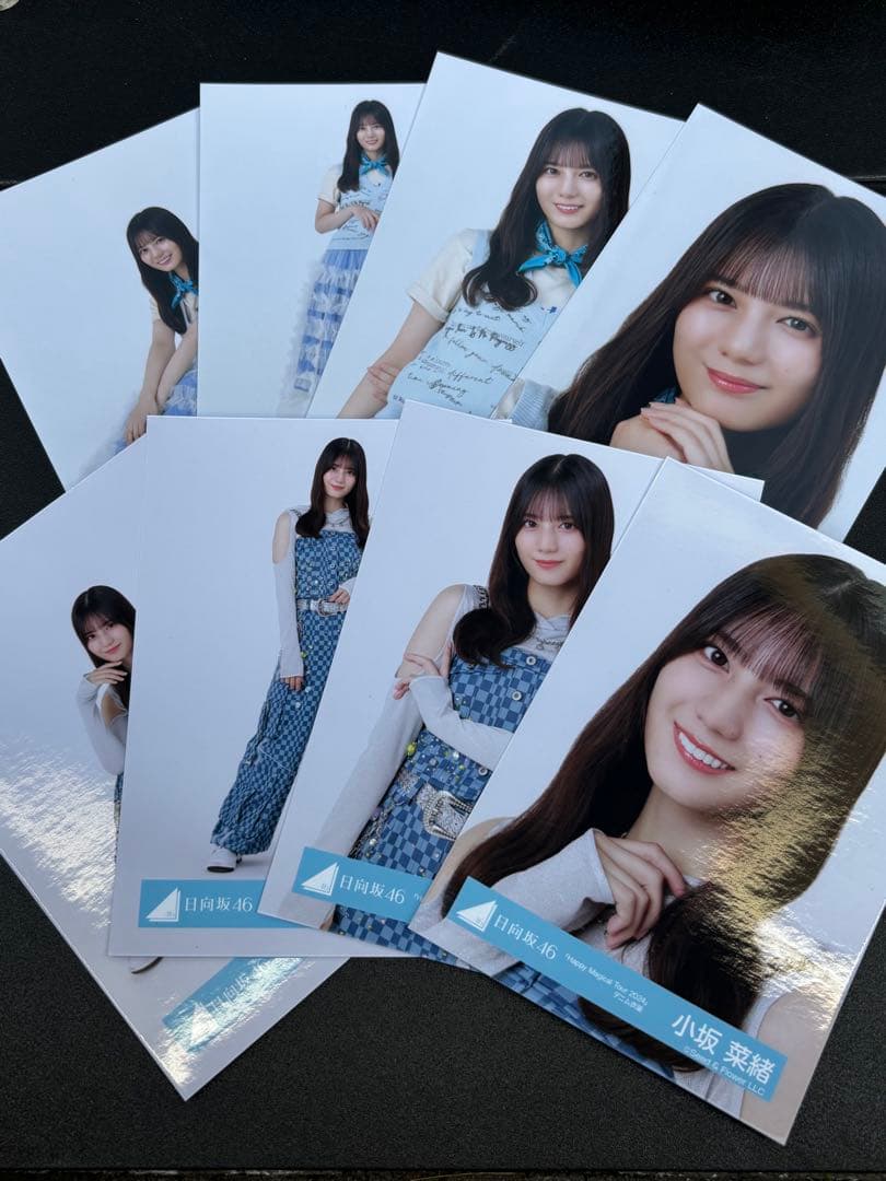 小坂菜緒 日向坂46 生写真 カレンダースタイリング デニム 8種コンプ