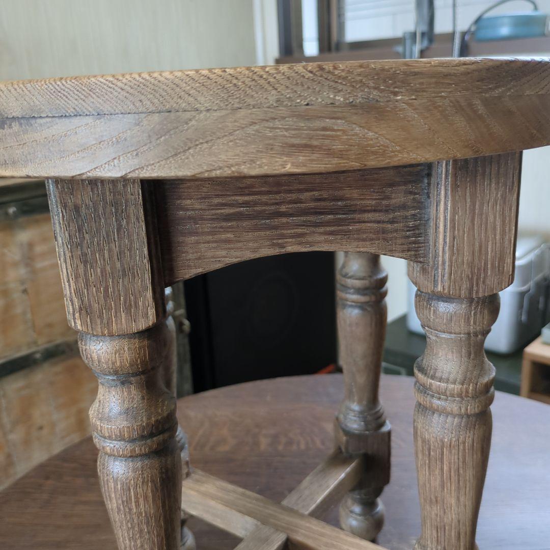 ブロカント ビィンテージ花台 飾り台 サイドテーブル