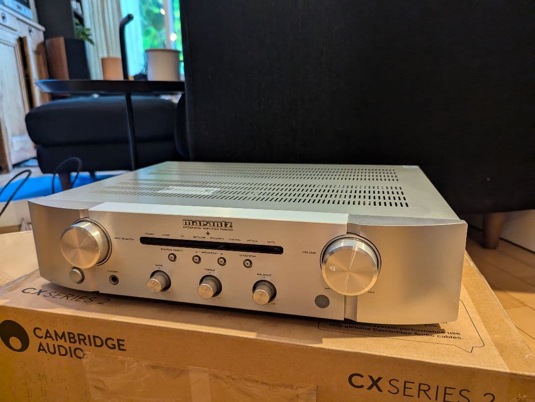 美品】marantzアンプPM6005☆スピーカーケーブル等付き 美品】marantz