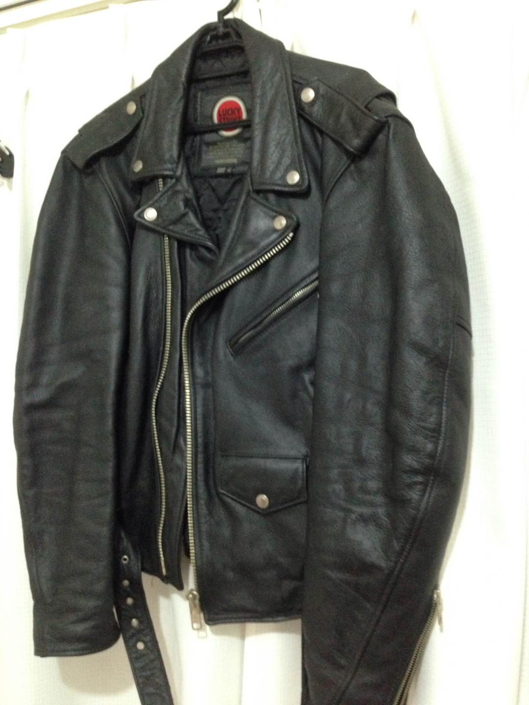 希少 ラッキーストライク ライダースJK LUCKY STRIKE Lサイズ