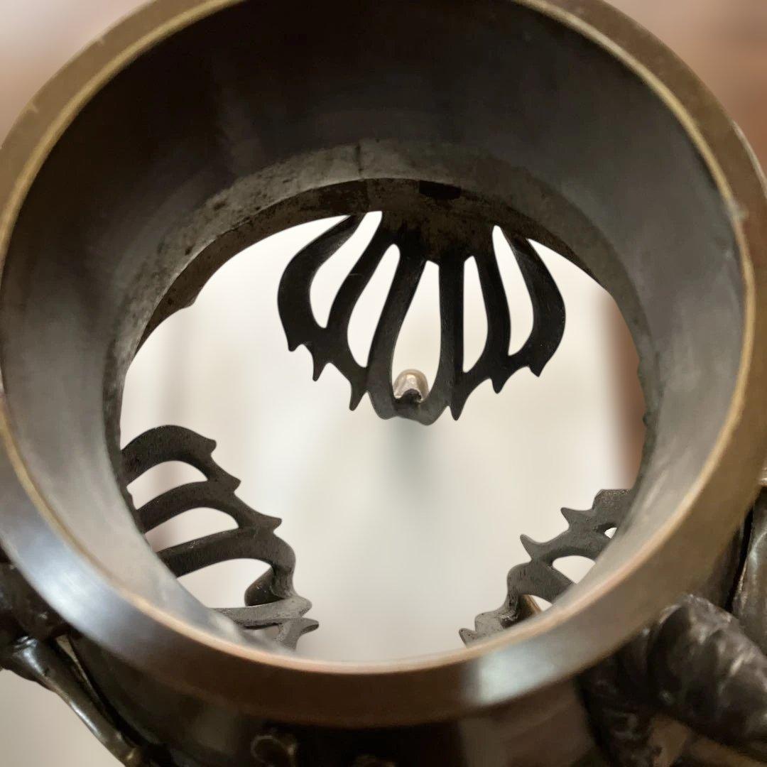 茶道具・花器花瓶 薄端・鳳凰足 ビンテージ 古道具(蔵出し骨董品)の