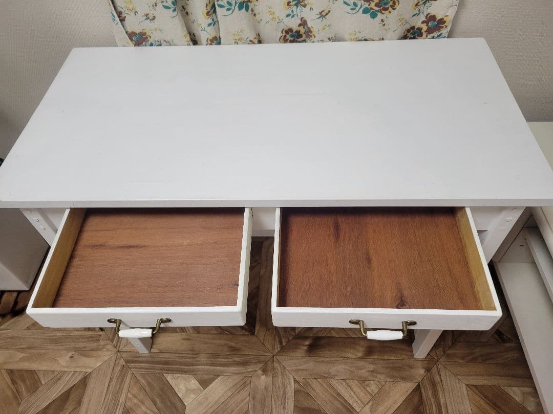 最終値下げ！ホワイトシャビーアンティーク風カウンターデス ハンドメイド②残り1台