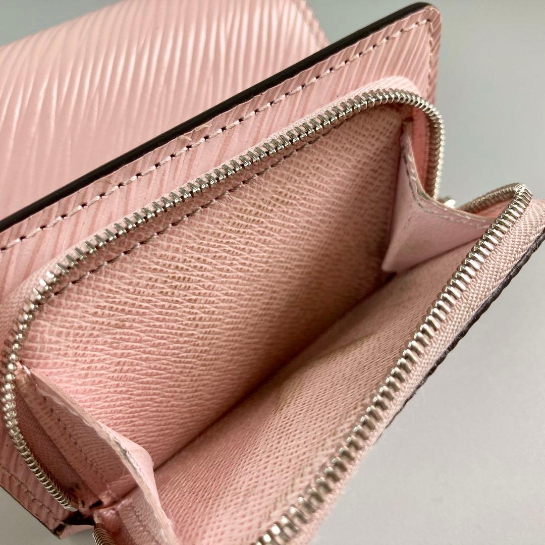 ルイヴィトン ポルトフォイユ ツイスト コンパクト XS ピンク 三つ折り