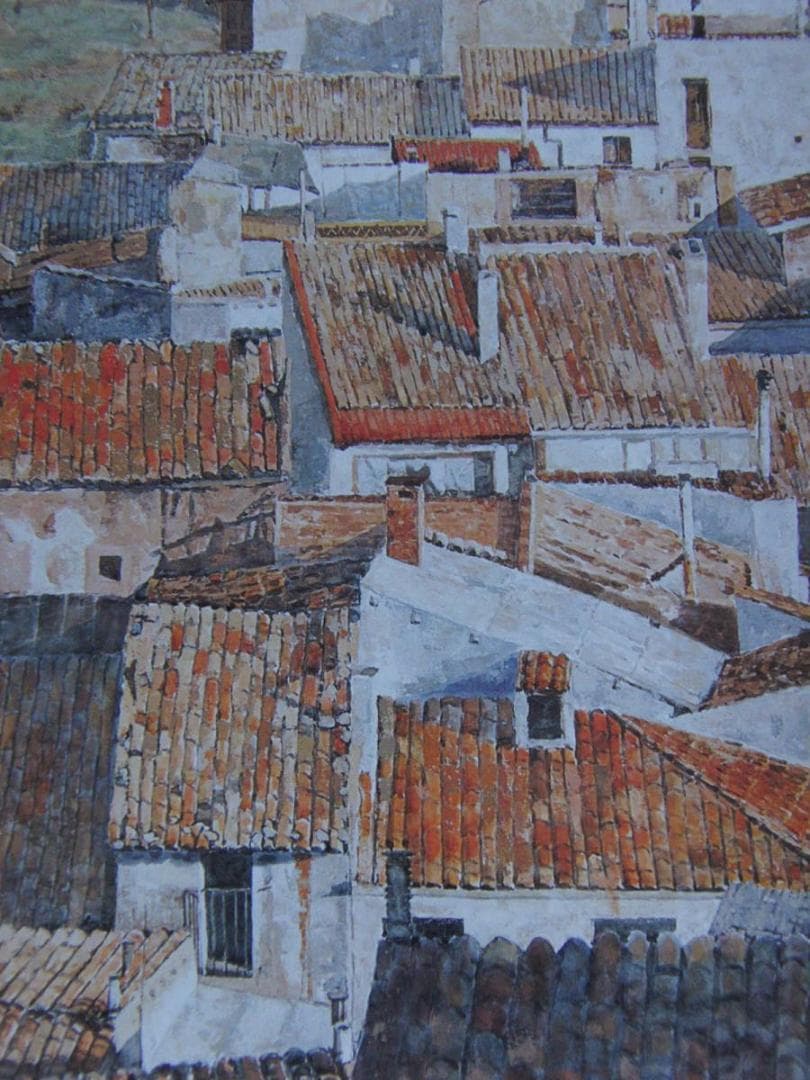 川本幸子、【時は流れて（スペイン）】、希少な額装用画集より