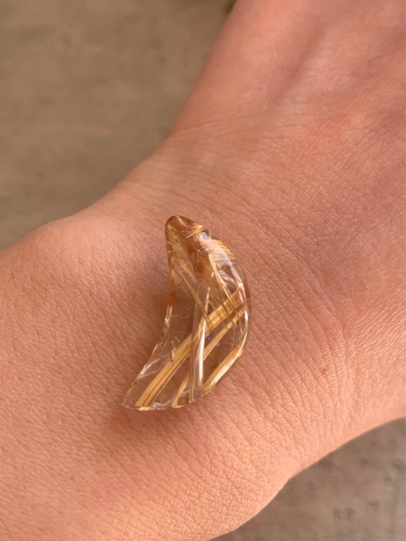 めちゃくちゃ綺麗！黄龍眼天珠！ミックスルチル！ズドドーンとくる！