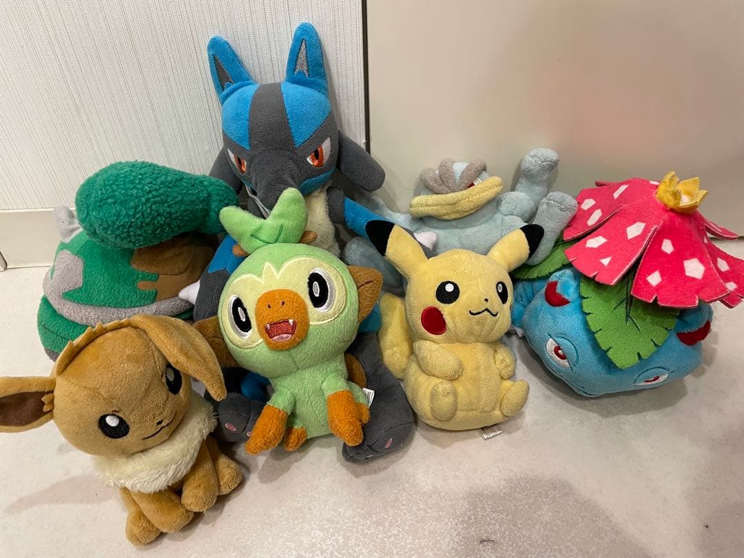 ポケモン ぬいぐるみ7体セット ポケモンを肩にのせてお出かけできる