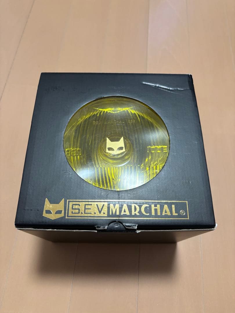 マーシャル889 イエローレンズ　ユニット　内リム付き　 カワサキ用　箱付き 889ドライビングランプフルキット イエローレンズ ブラックケース