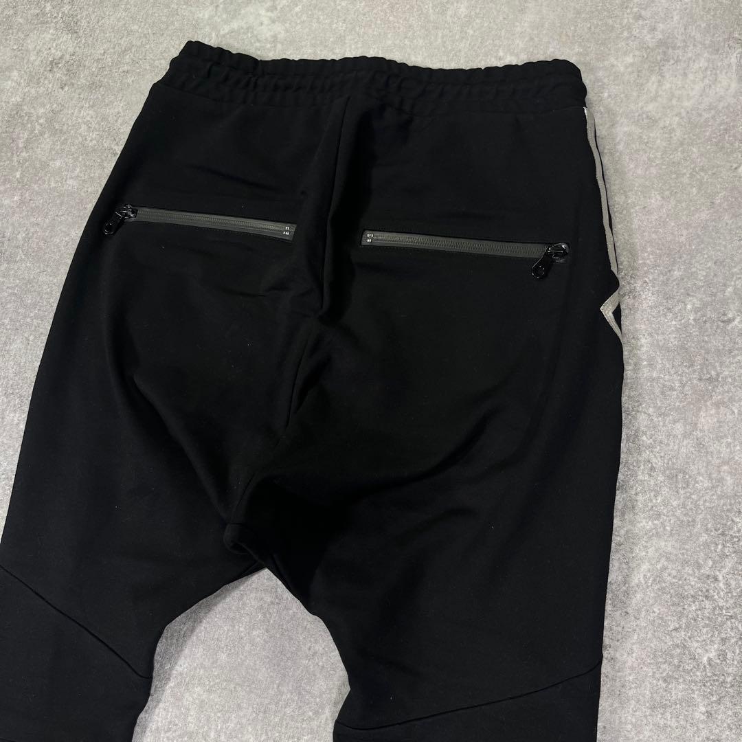 NO ID. サルエルパンツ　ジャージ【１】サイドライン　モード