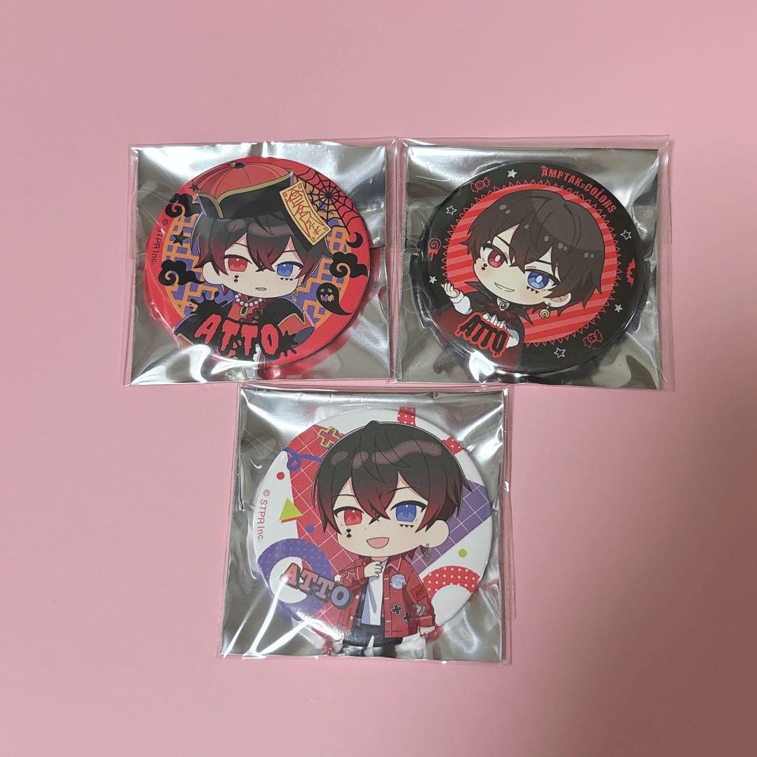 AMPTAK あっとくん 23HW デフォ 缶バッジ