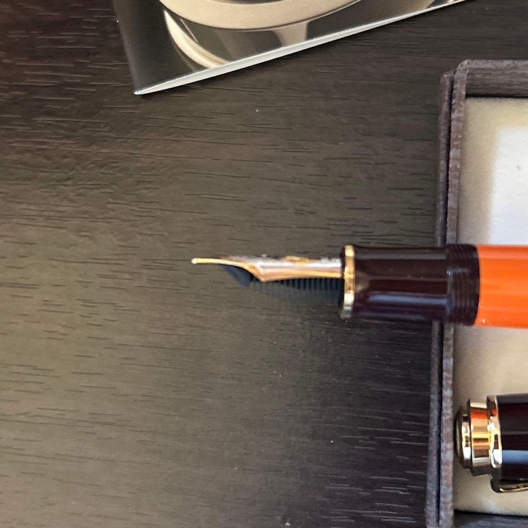 Pelikan ペリカン 万年筆 スーべレーン M800 バーントオレンジ EF