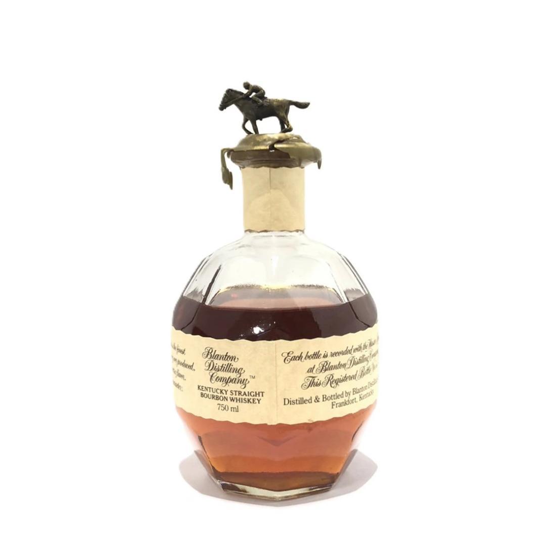 オールドボトル ブラントン 2/2/89 巾着＆タグ付属 液面低下 キャップ割れ