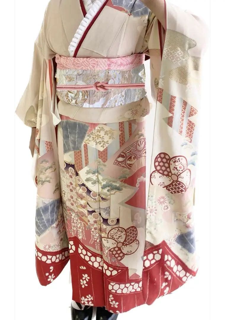 Tanisa様 411.難あり振袖7点セット 正絹 フルセット 成人式 振袖7