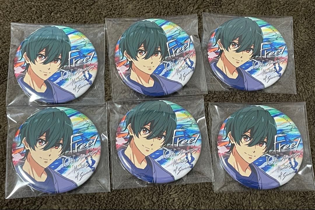 Free! MS 缶バッジ 桐嶋郁弥 10周年 10th Free!」10周年スペシャル