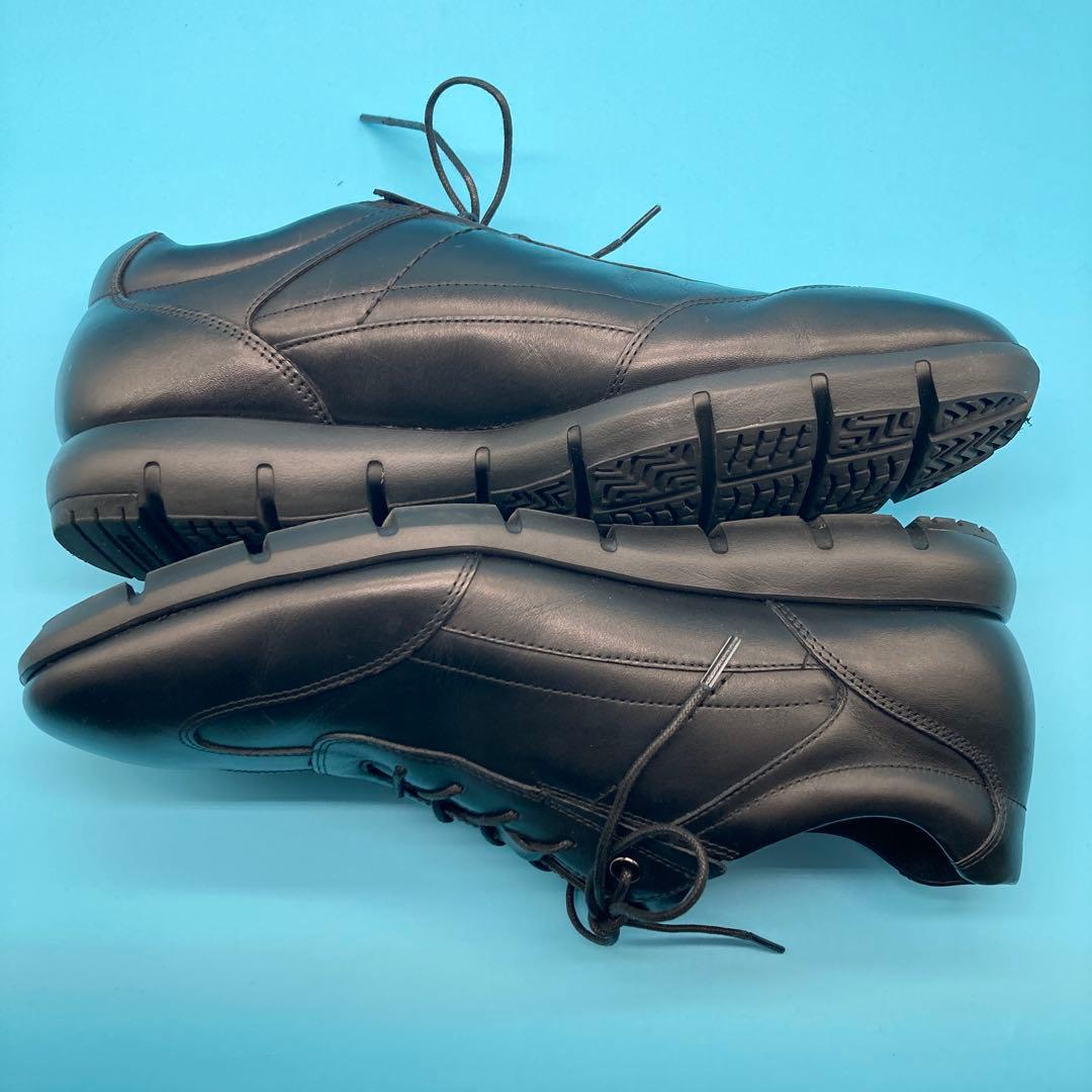 【未使用】アシックスtexcy luxeビジネスシューズasics 25cm黒