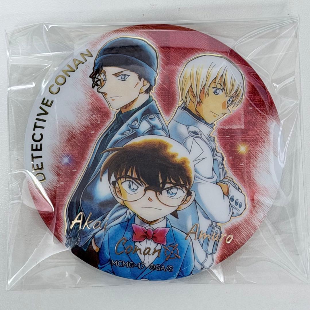 コナン 中国 原画 缶バッジ 江戸川コナン 赤井秀一 安室透