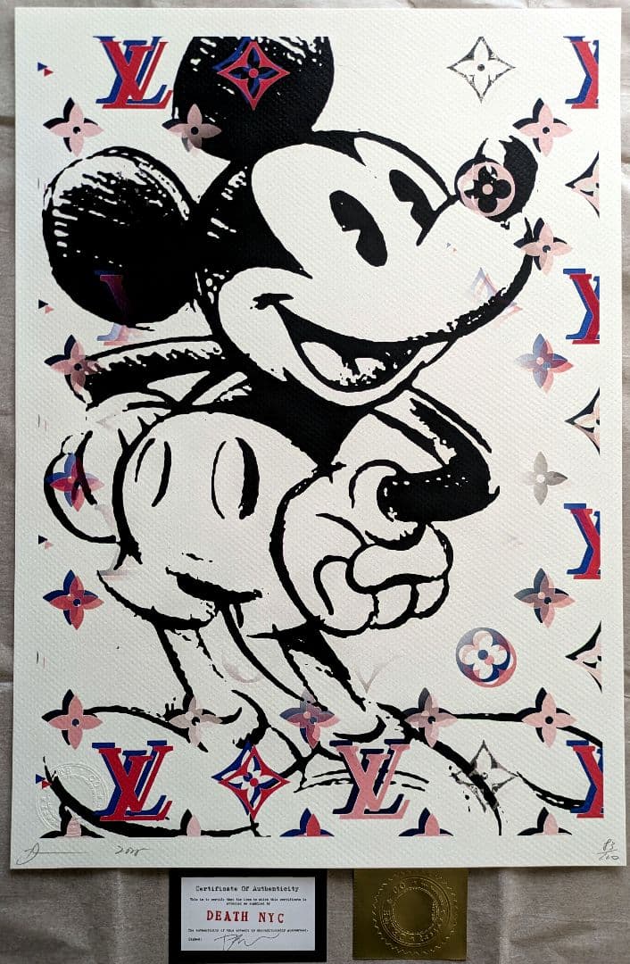 DEATH NYC】Mickey ×ルイヴィトン【世界限定100枚】 - メルカリ